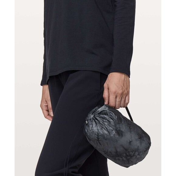 Lululemon Pack It Down Goose Down Vest Diamond Dye Melanite Black 4 No Hood - Picture 3 of 13